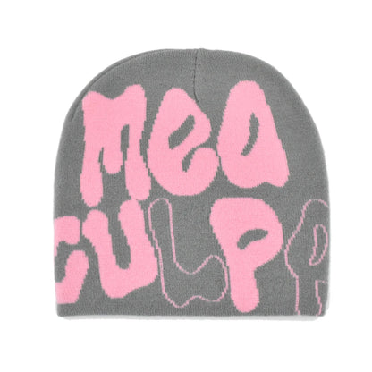 2023 New Knitting Beanies Hat Men Women Paragraph Quality Cap Mea Culpa Y2k Warm Fashion Hundred Take Cold Cap for Women Hats